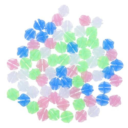 BRIGHTFUFU Glow-in-The-Dark Bike Wheel Beads 216pcs Boys and Girls Bike Accessories Decorations Clips Beads Decor Easy to Use Random Color