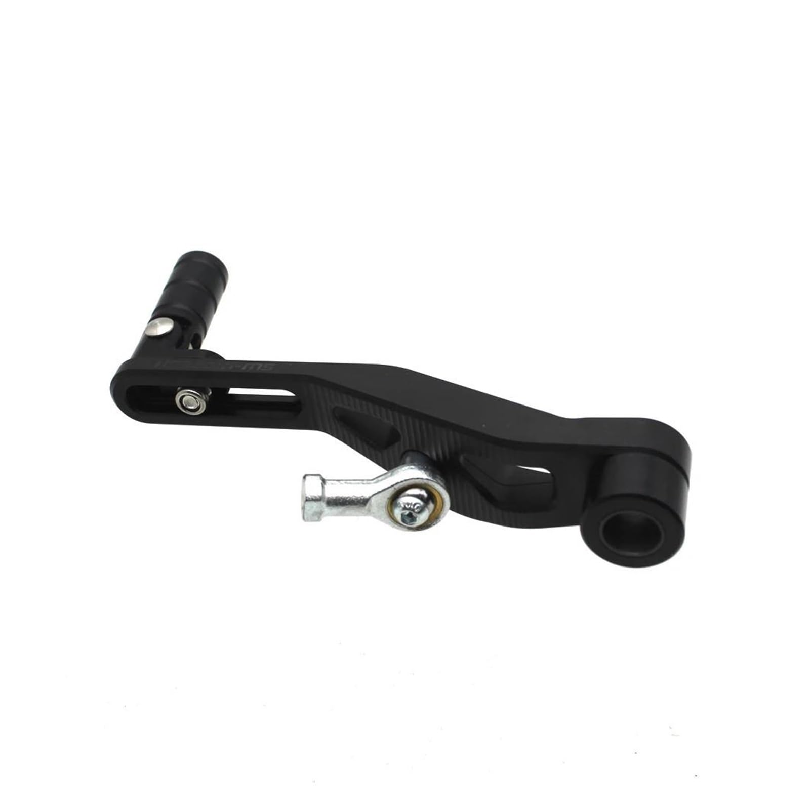 2 Paires Repose-Pieds Moto CNC - Alliage Aluminium Noir, Trou 6mm | Pour Frein Et Embrayage, Anti-Dérapant