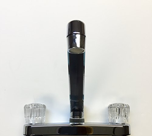 Stonecrest Dual Control 8" Non-Metallic Kitchen Faucet, Chrome Finish #TOP2