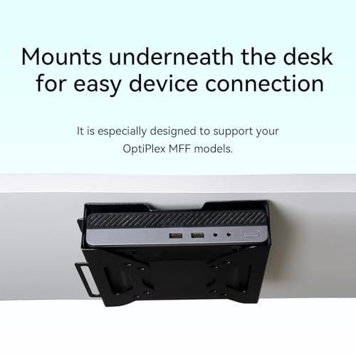 Shinar Metall Halterung Kompatibel mit HP Desktop Mini, HP ProDesk Mini, HP EliteDesk Mini,Untertisch und Wandhalterung Montagebügel HP Mini PC Monitor VESA-Halterungsadapter