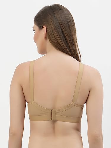 Image of Floret Women's Pure Cotton-Fabric Non Padded & Non-Wired Cut & Sew /Full Coverage Bra