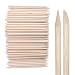 JOVANA 50 pcs Wood Stick Nail Art Orange Cuticle Pusher Remover