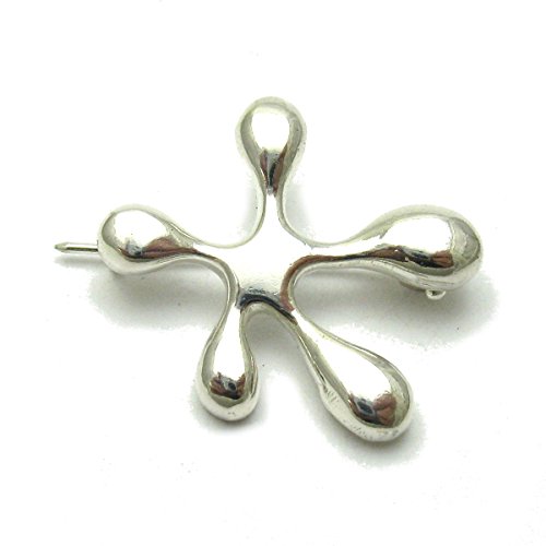 Broche en argent massif 925 Empress accessoire pour veste de cérémonie