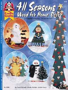 Paperback All Seasons Wood for Home Decor (Design Originals Can Do Crafts, # 3336) Book