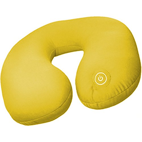 GoGifts Vibrating Microbead Neck Massage Cushion Home, Office, Travel