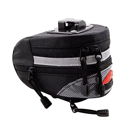 Gogogmee Bike Saddle Bag Middle Large Capacity Back Seat Bike Bag Waterproof Bike Luggage for Cycling Easy to Install