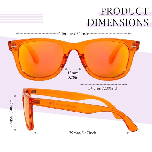 Image of SIPHEW Polarized Sunglasses for Women & Men - UV400 Mirrored Beach Eyewear, Designer Unisex Fashion Sunglasses w /Medium Fit