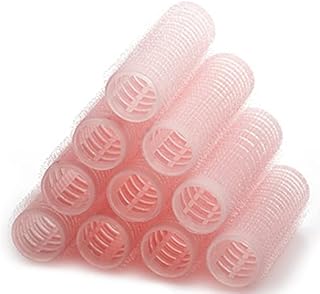 KHEERANA 10 Pieces Self Grip Hair Rollers 20MM Medium Hair Curlers For Short And Long Hair Salon Hairdressing Curler For Curling And Styling Hair Self Holding DIY Roller For Hair Grip