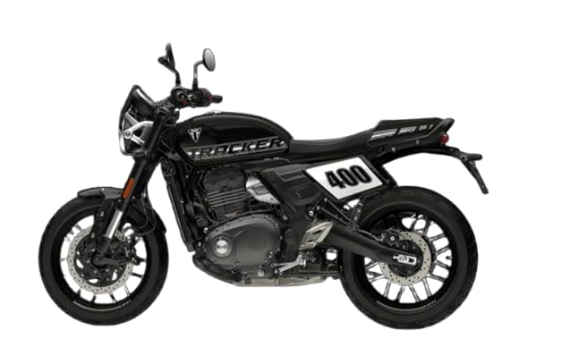Image of Triumph Tracker 400 (349 CC) Bike Phantom Black Booking for Ex-Showroom Price