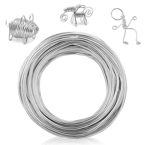 PLAFOPE 1���[�� �V���o�[ �A���~�j�E�����N���t�g���C���[ �Ȃ��₷��3mm�a 15���[�g�� �H�|�i�p�̏_��ȋ����� �����⃂�f�����O�ɍœK�ȃ��C���[���b�s���O��