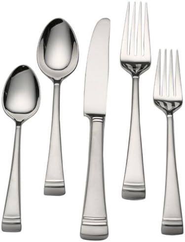 Miniatura 2 de Lenox Federal Platinum Frosted - Juego de 5 lugares, 5 piezas, color plateado