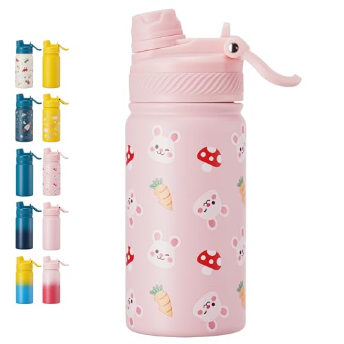 , 2-in-1 Stainless Steel Vacuum Insulated Water Bottle For T