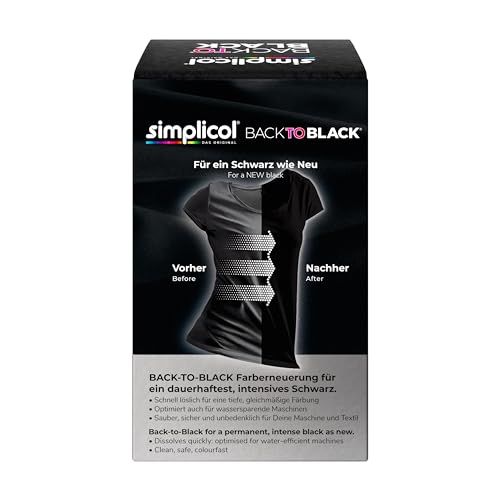 Textilfarbe simplicol Back-to-Black Schwarz für Farberneuerung