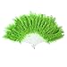 Ogquaton Feather Fan Flapper Ventiladores de Mano Plegables Feather Fan 1 Pcs Creativo y útil