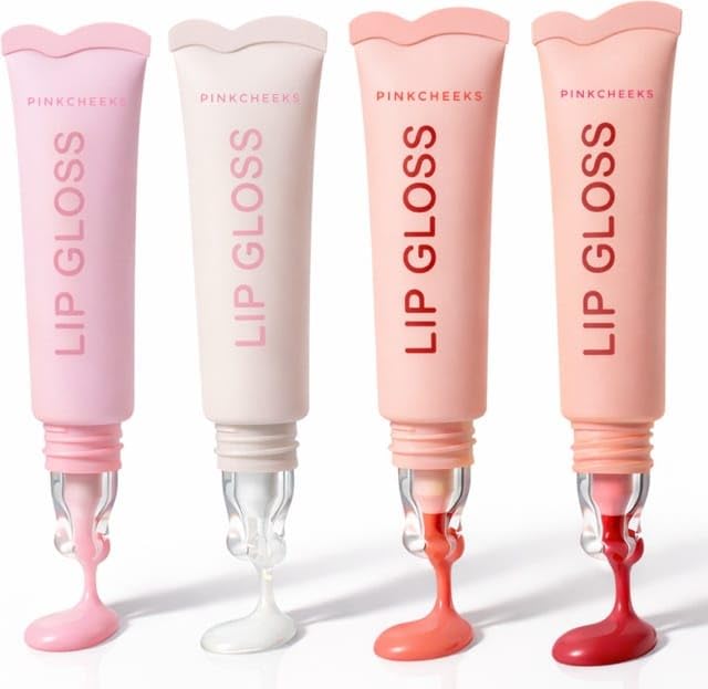 4 PCS Korean Crystal Lip Gloss Combo for Girls & Women | Ultra-Clear High Shine Lip Gloss Set | Hydrating, Glass Finish, Non-Sticky Formula-image-43