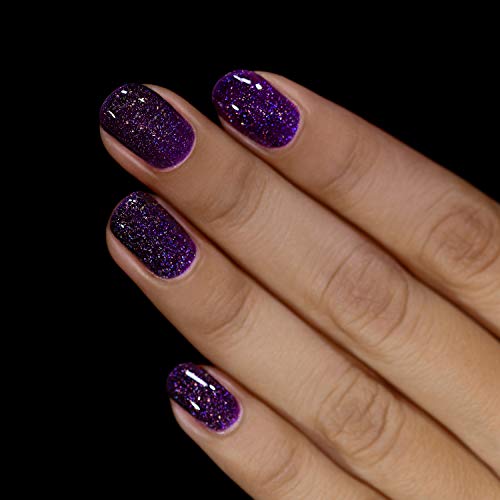 Image of ILNP Vanity - Deep Purple Holographic Nail Polish, Endless Depth, Chip Resistant, Non-Toxic, Vegan, Cruelty Free