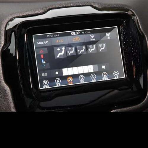 Film écran Jeep Renegade 2019 en verre trempé ultra résistant anti-reflet pour GPS