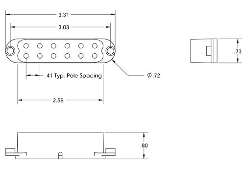 Amazon.com: Seymour Duncan SJBJ-1b JB Jr. Bridge Humbucker Strat