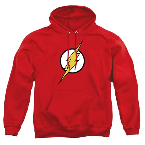 Popfunk The Flash Pull-Over Hoodie Sweatshirt (Large) Red