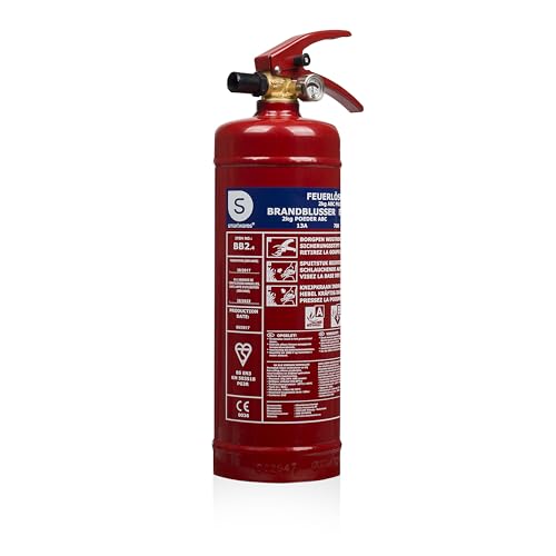 Smartwares Extincteur Poudre - 2 kg - pour Feux ABC -...