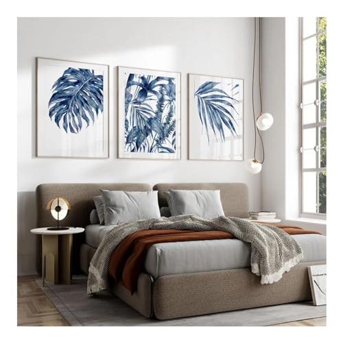 Peinture sur toile imprimée forêt tropicale | Art mural chic