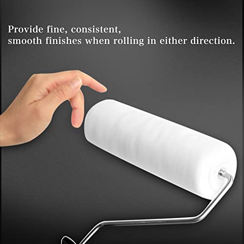 Eterna Paint Roller Set,19 Piece Painting Roller Kit, 4"+9" Roller Frame With Covers, Brushes, Putty Knife, Paint Stick, Paint Tray With Grid For Wall Decorating Home Improvement #TOP4