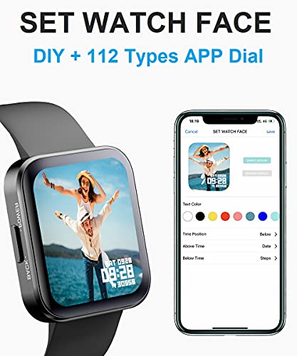 Xuweicn Smart Watch For Android Phones Iphone Compatible Ip68 Waterproof Smartwatch Touch Screen Fitness Tracker Fitness Watch Heart Rate Monitor Blood Oxygen Smart Watches For Men Women #TOP3