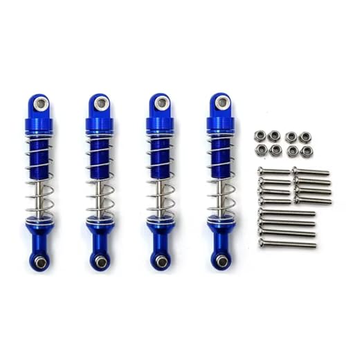 Suspension RC métal bleu pour réparer et modifier les châssis WPL MN
