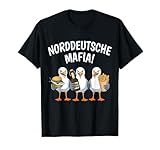 Ein lustiges Outfit mit der Norddeutschen Mafia, die frechen Möwen, die sich gerne dein Fischbrötchen schnappen. Für alle, die die Küste lieben, Möwen witzig finden und echten norddeutschen Humor feiern. Perfekt für Freunde von Ostsee, Nordsee und Moin!