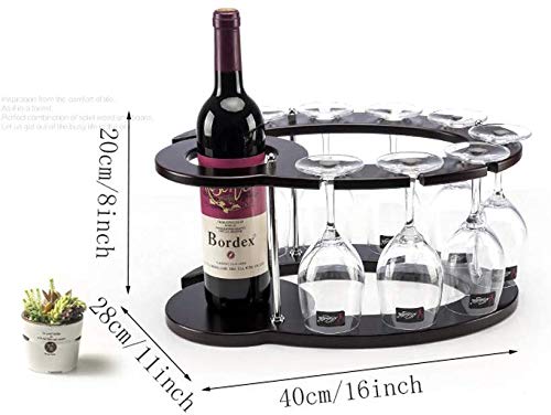 Soporte para botellas de vino HASMI de madera miniatura 2