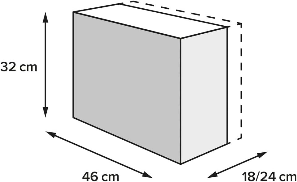 Saddlebag dimensions diagram