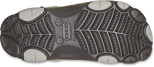 Crocs Tamanco camuflado unissex para todos os terrenos, Multi/Espresso Summit, 35