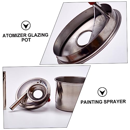 Atomiseur de glaçage en acier inoxydable 3 pièces Gadpiparty pour poterie