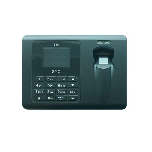 Relógio de Ponto Eletrônico Biométrico SYC-518 - Preto