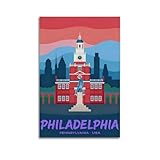 Philadelphia Vintage-Reise-Poster (4) Kunstdruck auf 