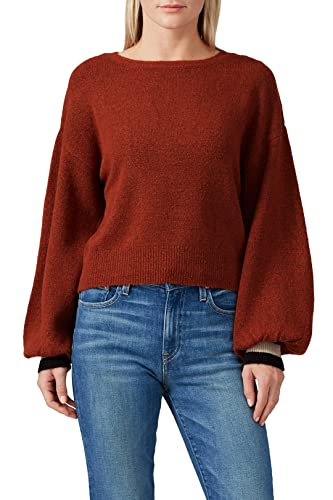 Louna Rent The Runway Pre-Loved Red Striped Cuff Sweater3