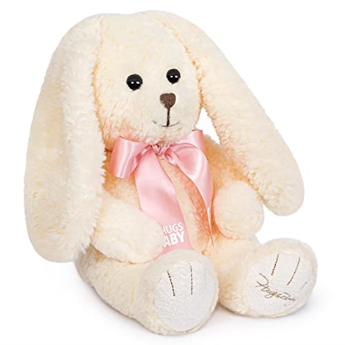 Snowolf Teddy Bear Stuffed Animal Bunny Rabbit Plush Toy Cute Rabbit Doll, Long Ears Bunny Plush Toy Great Birthday Gifts For Kids Boys Girls, Buddy, 16 Inch, Ice Cream #TOP6