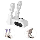 くつ乾燥機 靴乾燥機 靴脱臭機 シューズ乾燥機 抑菌、消臭 恒温46°C加熱 定時機能 ノズル伸縮可 スニーカー/革靴/長靴などに対応 雪の日 雨の日 梅雨対策 折り畳み式 角度調整可能 360°立体熱風快速乾燥 PSE認証済み