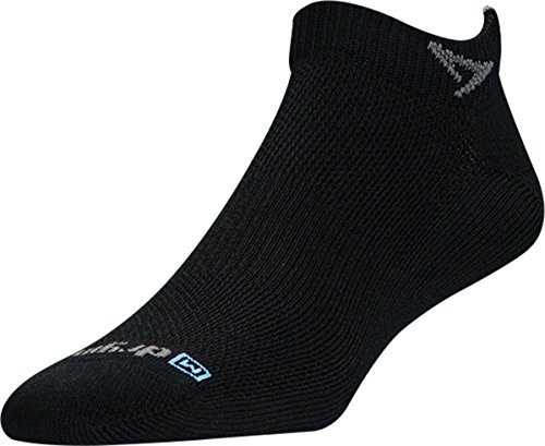 Drymax Thin Run Mini Crew, Black, Size: L (Dmx-Run-13563-P)