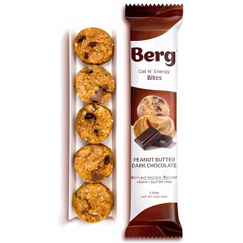 Berg Oat N' Energy Bites - Peanut Butter & Dark