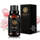 Rose aromaterapia perfumado aceite, 1oz - 30ml aromaterapia aceite esencial Rosa olor para difusor, humidificador, grado terapéutico Rose Fragancia Aceite esencial para masaje, Casa