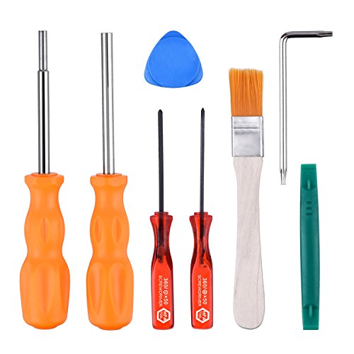 Mudder 3.8 mm 4.5 mm Security Screwdriver Game Bit Tool Set Full Tool Kit for Nintendo NES SNES N64 Sega Game Boy and Consoles Mudder 3.8 mm 4.5 mm Security Screwdriver Game Bit Tool Set Full Tool Kit for Nintendo NES SNES N64 Sega Game Boy and Consoles