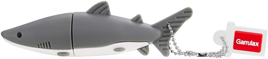 USB Flash Drive, 8GB / 16GB / 32GB USB 2.0 Cute Shape USB Memory Stick Date Storage Pendrive Thumb Drives for Kids Children Collegue Student (32GB, Shark)