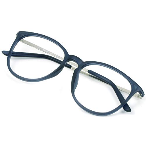 Image of VisionGlobal Blue Light Blocking Glasses for Women Men, Computer Reading, TV Glasses, Stylish Oval /Square Frame