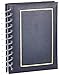 Pioneer Photo Albums 50 Pocket Spiral Bound Leatherette Mini Photo Album Easel for 4 by 6-Inch Prints, Navy Blue