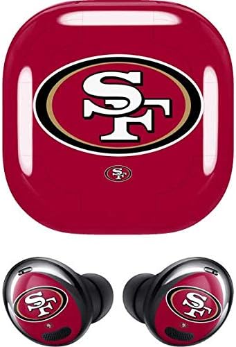 Skinit Decal Audio Skin Compatible with Samsung Galaxy Buds Pro - Officially Licensed NFL San Francisco 49ers Large Logo Design