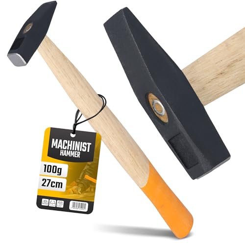 Marteau Serrurier 100 G Manche Bois Robuste Acier Forgé Tête Ergonomique Confort Utilisation Longue Durée Atelier Métal Outils Professionnels Précision Travail