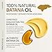 Batana Oil Hair Growth Kit – 5Pc Set: Pure Raw Batana Oil 4oz + 4.2oz Paste + Lash & Brow Tools – Organic, Unrefined Scalp & Edges Treatment Inspired by Dr. Sebi – From Honduras