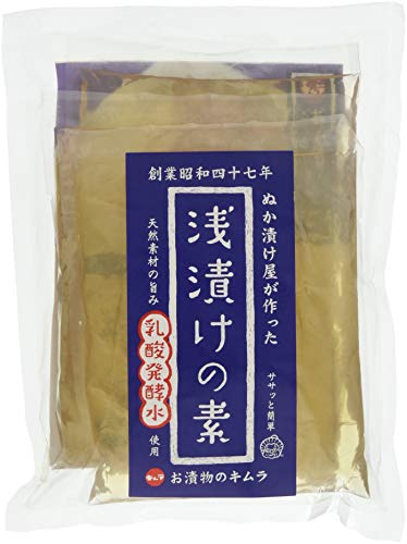 キムラ漬物 ぬか漬け屋が作った浅漬けの素 100g×3袋