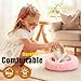 LAIRIES Bunny Rabbit Hideout Bed Small Animal Bedding Donut-Shaped Burrowing Pet Bed Soft and Warm Hideaway with Spandex and Fleece Bottoms Cozy Carrier, Cage Accessories